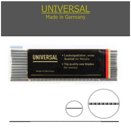Brzeszczoty włosowe do metalu Niqua UNIVERSAL 130 mm